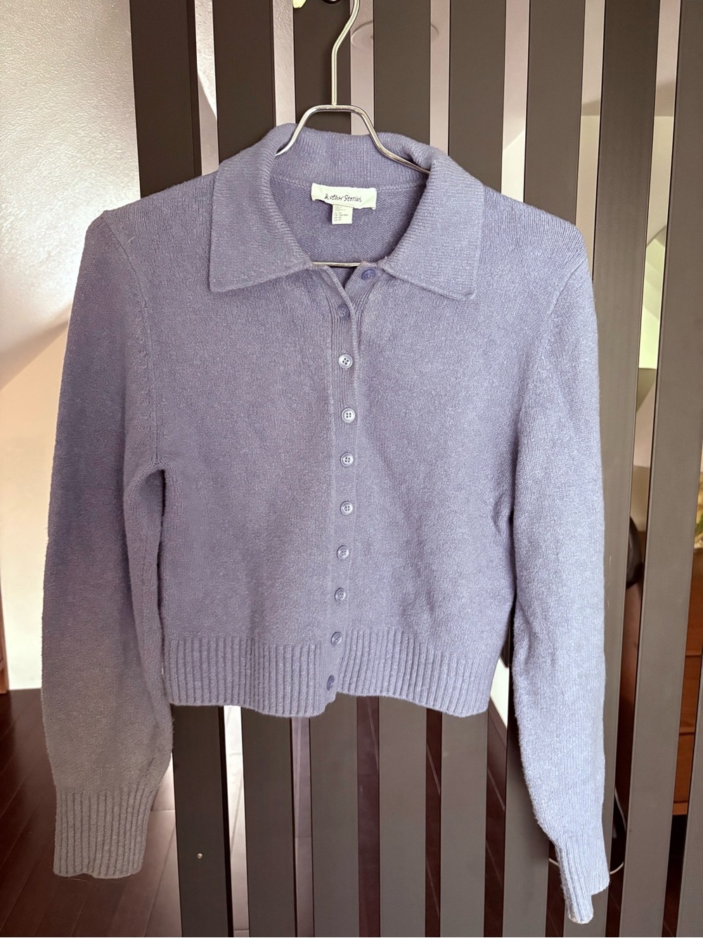 Button-Up Collared Sweater